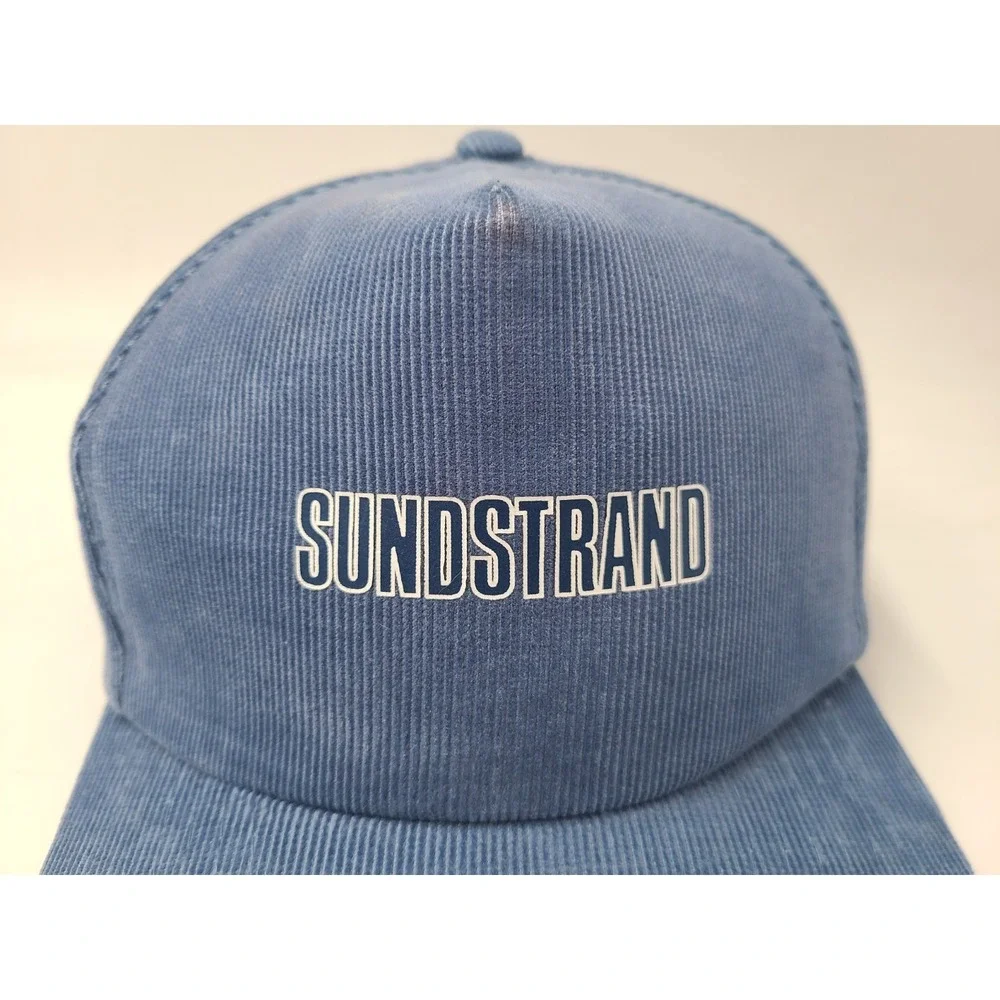 Sundstrand Corduroy Snapback Hat Cap‎ Aerospace Hydraulics Pumps Men Women Blue